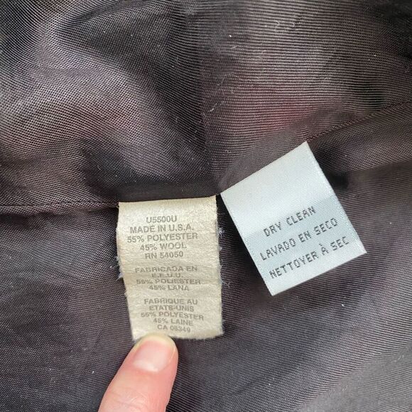 Evan Picone women 12 wool blend fully lined vintage  3 gold buttonup blazer - Picture 10 of 14